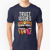 Mimic - Trust Issues Men T-Shirt Soft Comfortable Tops Tshirt Tee Shirt Clothes Pathfinder D20 Rpg Dnd Dragon Black Geek Reaper - Mini Megastore