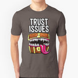 Mimic - Trust Issues Men T-Shirt Soft Comfortable Tops Tshirt Tee Shirt Clothes Pathfinder D20 Rpg Dnd Dragon Black Geek Reaper - Mini Megastore