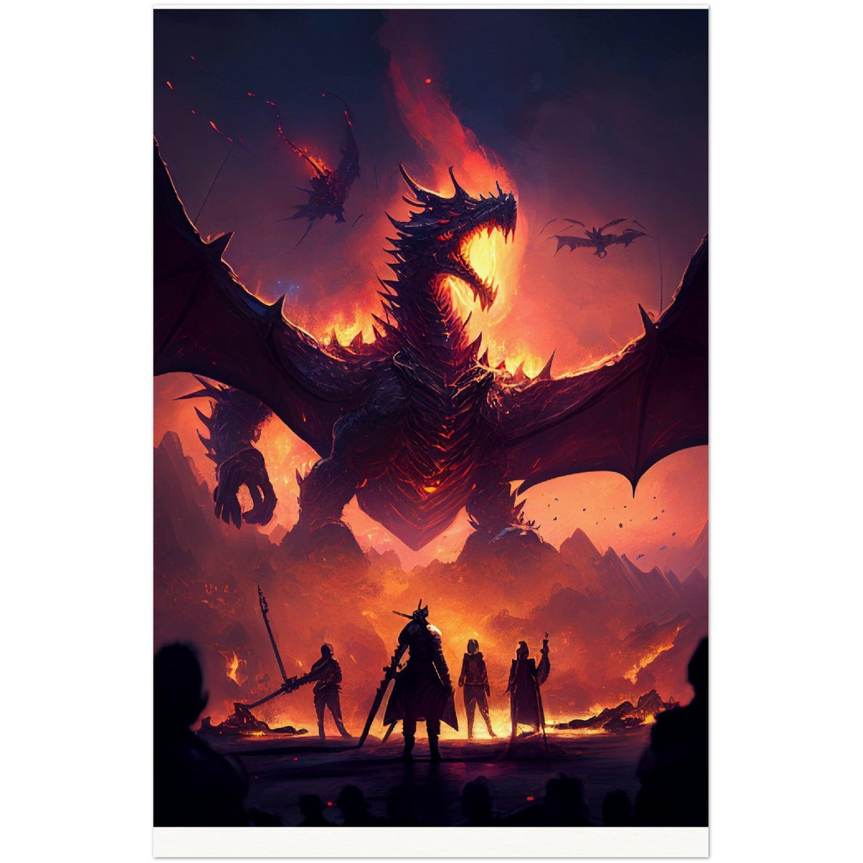 Mini Megastore - Facing down the beast poster / print - Mini Megastore