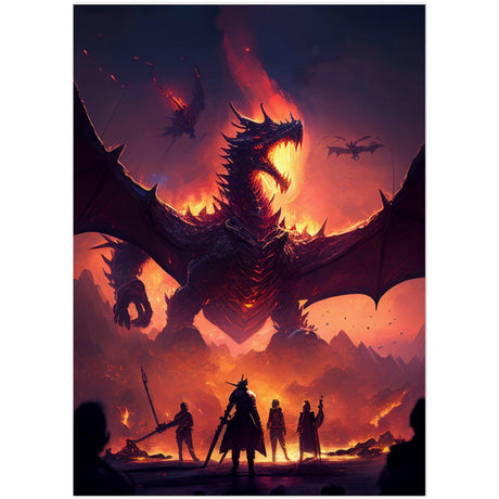 Mini Megastore - Facing down the beast poster / print - Mini Megastore