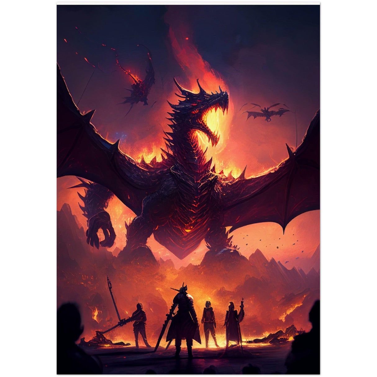 Mini Megastore - Facing down the beast poster / print - Mini Megastore