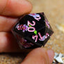 MINI PLANET New Design Layered Dice With Stickers Sakura Night DND Dice Set Polyhedral Resin Dice RPG MTG D&amp;D D20 Dice Games - Mini Megastore