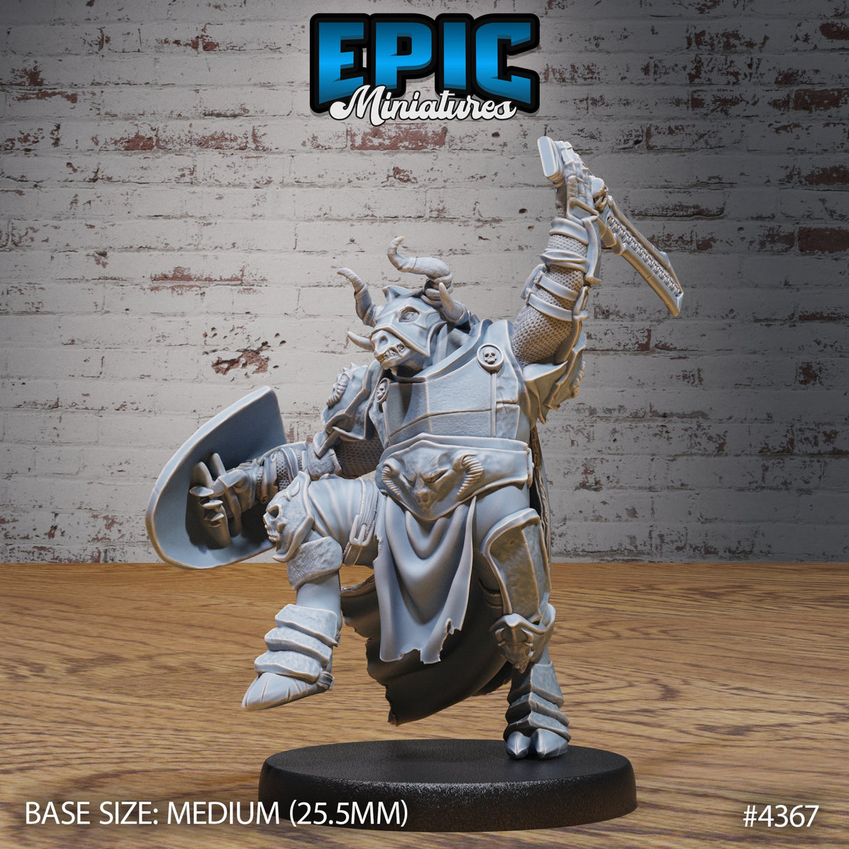 Minotaur Paladin Miniatures - Mini Megastore