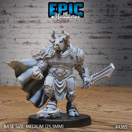 Minotaur Paladin Miniatures - Mini Megastore