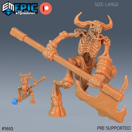 Minotaur Skeleton Miniatures - Mini Megastore