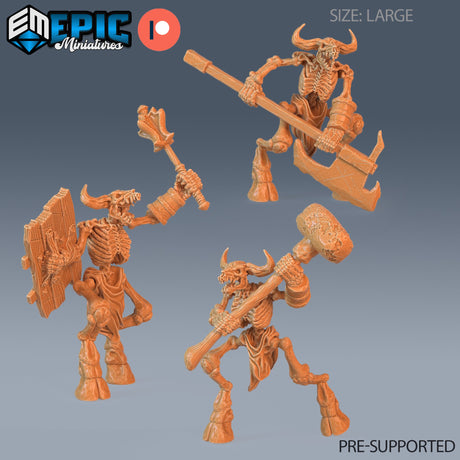 Minotaur Skeleton Miniatures - Mini Megastore