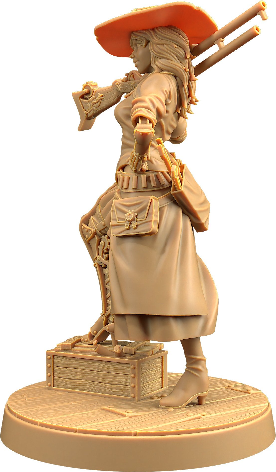 Miss Bell - Female Human Fighter Gunslinger / Artificer Miniature - Mini Megastore