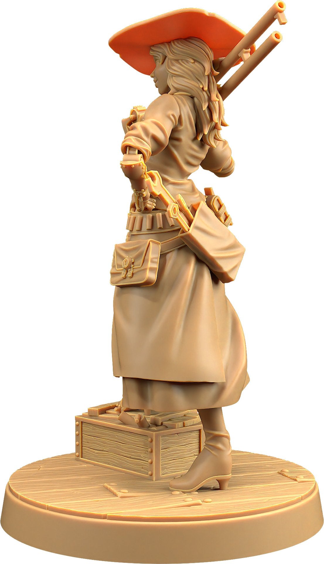 Miss Bell - Female Human Fighter Gunslinger / Artificer Miniature - Mini Megastore