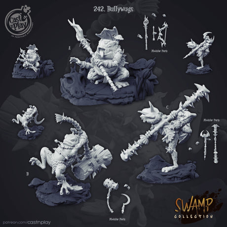 Modular Bullywug Miniatures - Mini Megastore