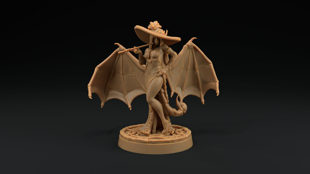 Moira, Mistress of Malice - Winged Devil / succubus Miniature - Mini Megastore