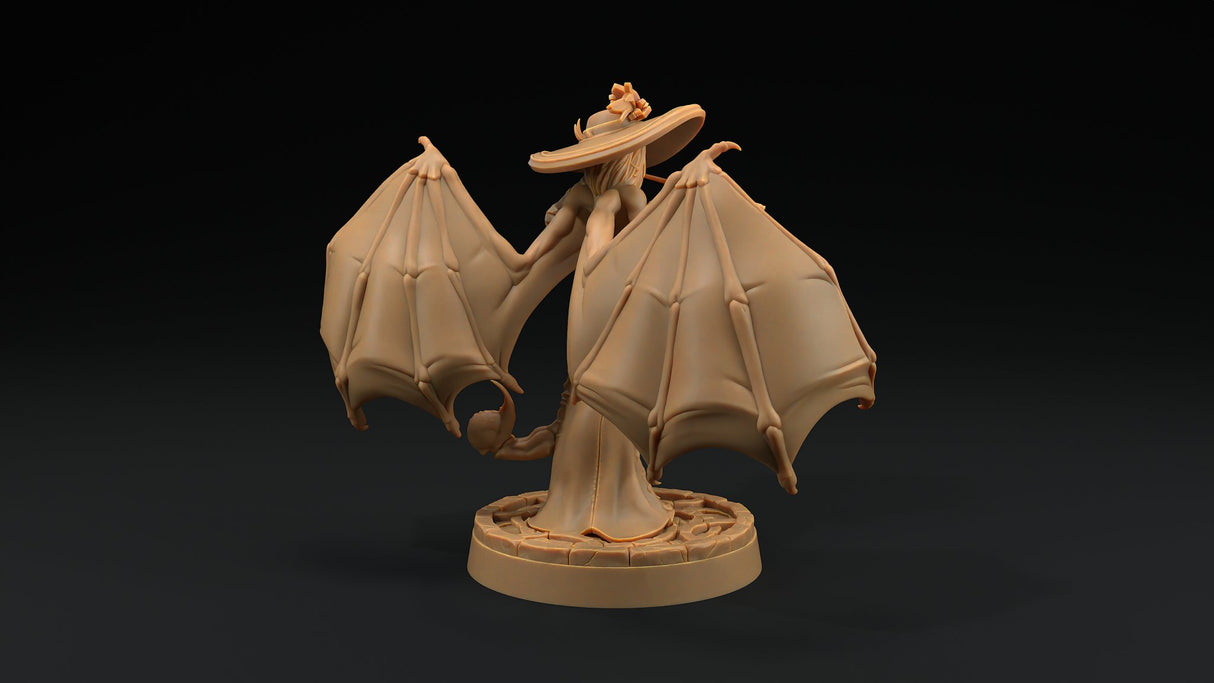 Moira, Mistress of Malice - Winged Devil / succubus Miniature - Mini Megastore