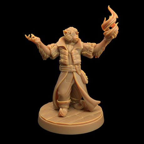 Monkey Folk / Hadozee Wizard Miniature - Mini Megastore