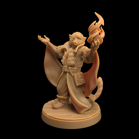 Monkey Folk / Hadozee Wizard Miniature - Mini Megastore