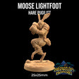 Moose Lightfoot, Hare Pugilist - Herengon / Rabbitfolk Monk / Brawler Miniature - Mini Megastore