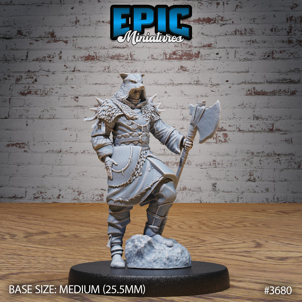 Mountain Wolf Bandit Miniature - Mini Megastore