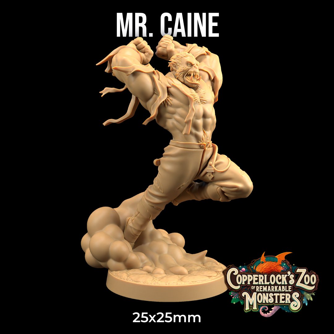 Mr Caine - Orc Barbarian Miniature - Mini Megastore