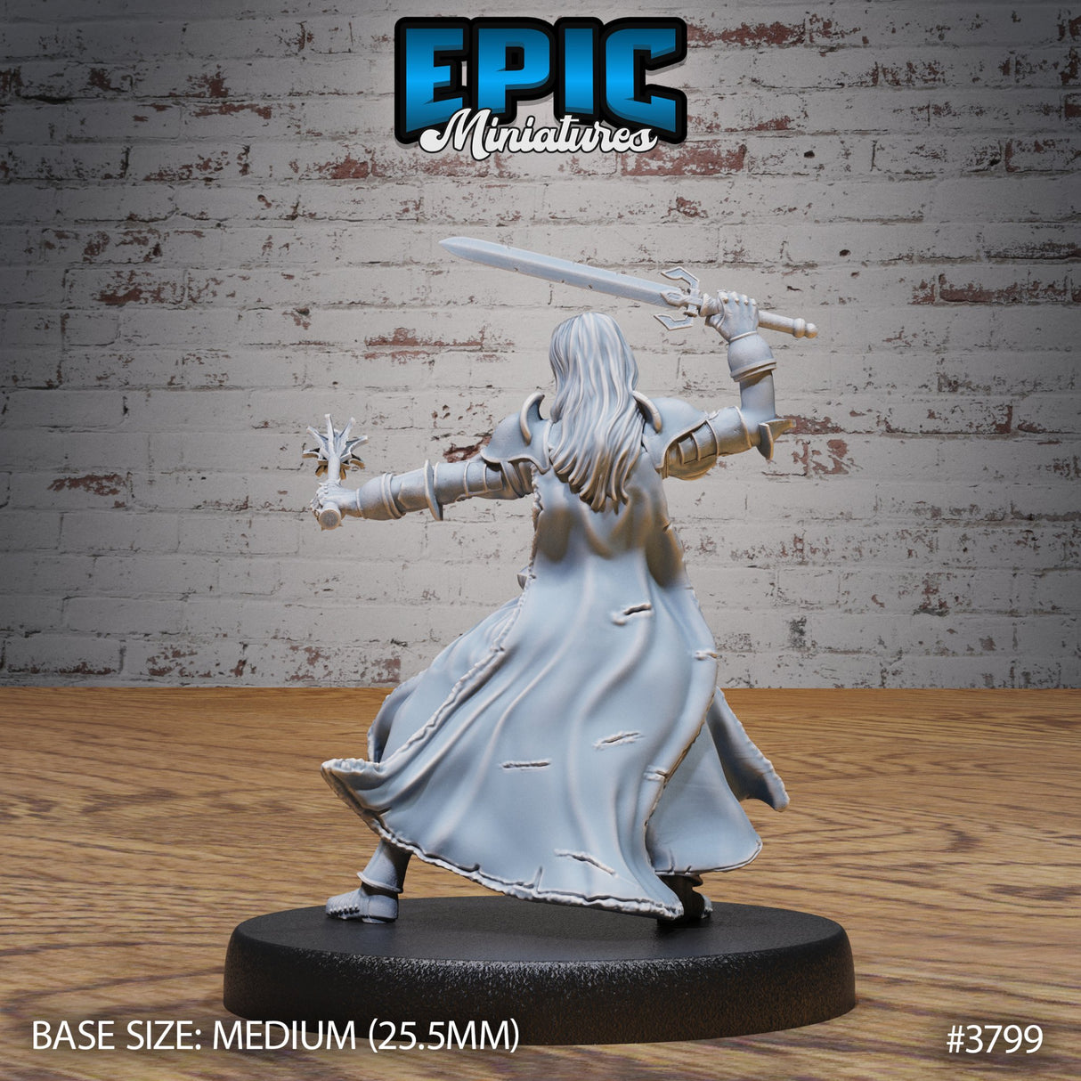 New World Cleric Female Miniature - Mini Megastore