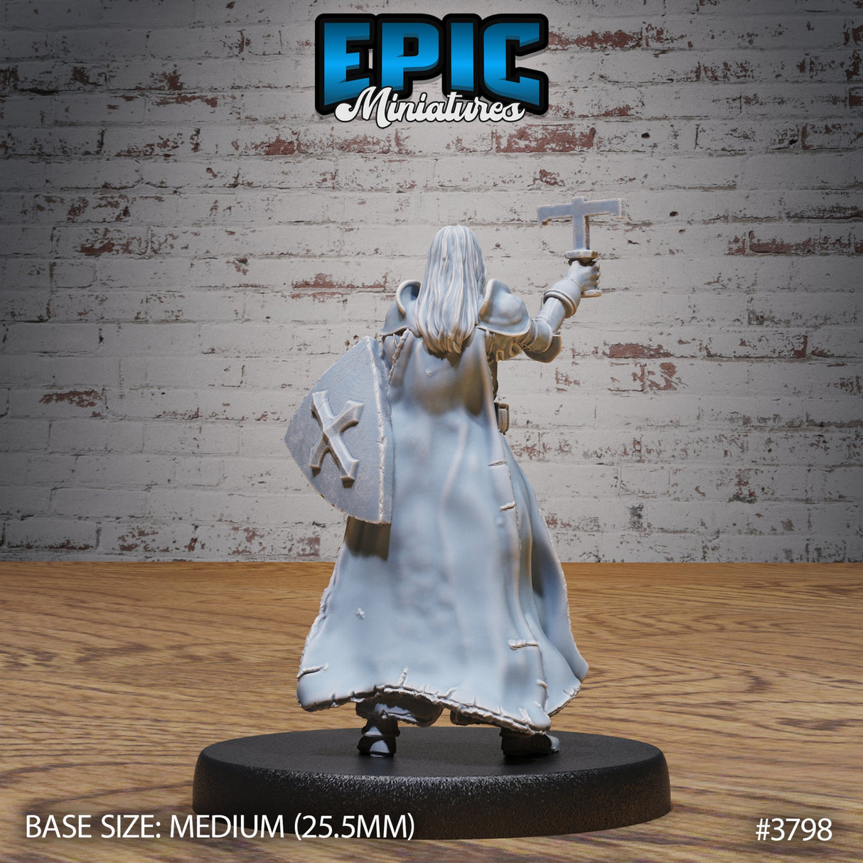 New World Cleric Female Miniature - Mini Megastore