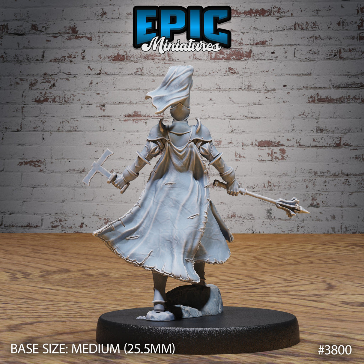 New World Cleric Female Miniature - Mini Megastore