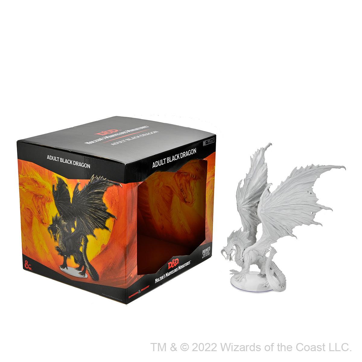 Nolzur's Marvelous Miniatures: Adult Black Dragon - Mini Megastore