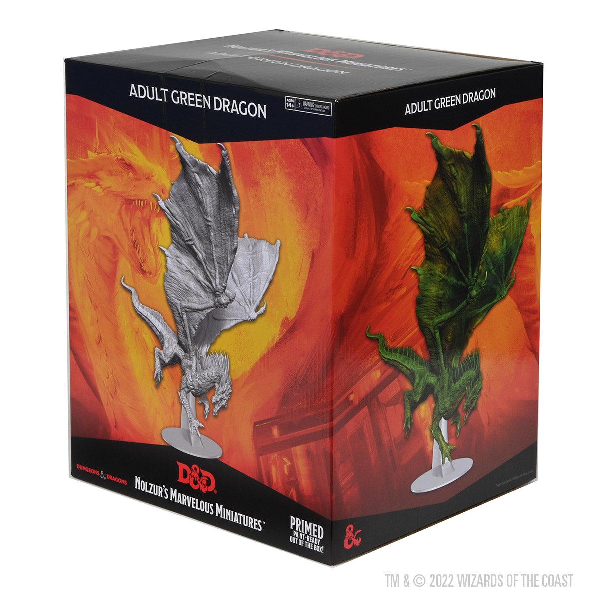 Nolzur's Marvelous Miniatures: Adult Green Dragon Miniature - Mini Megastore