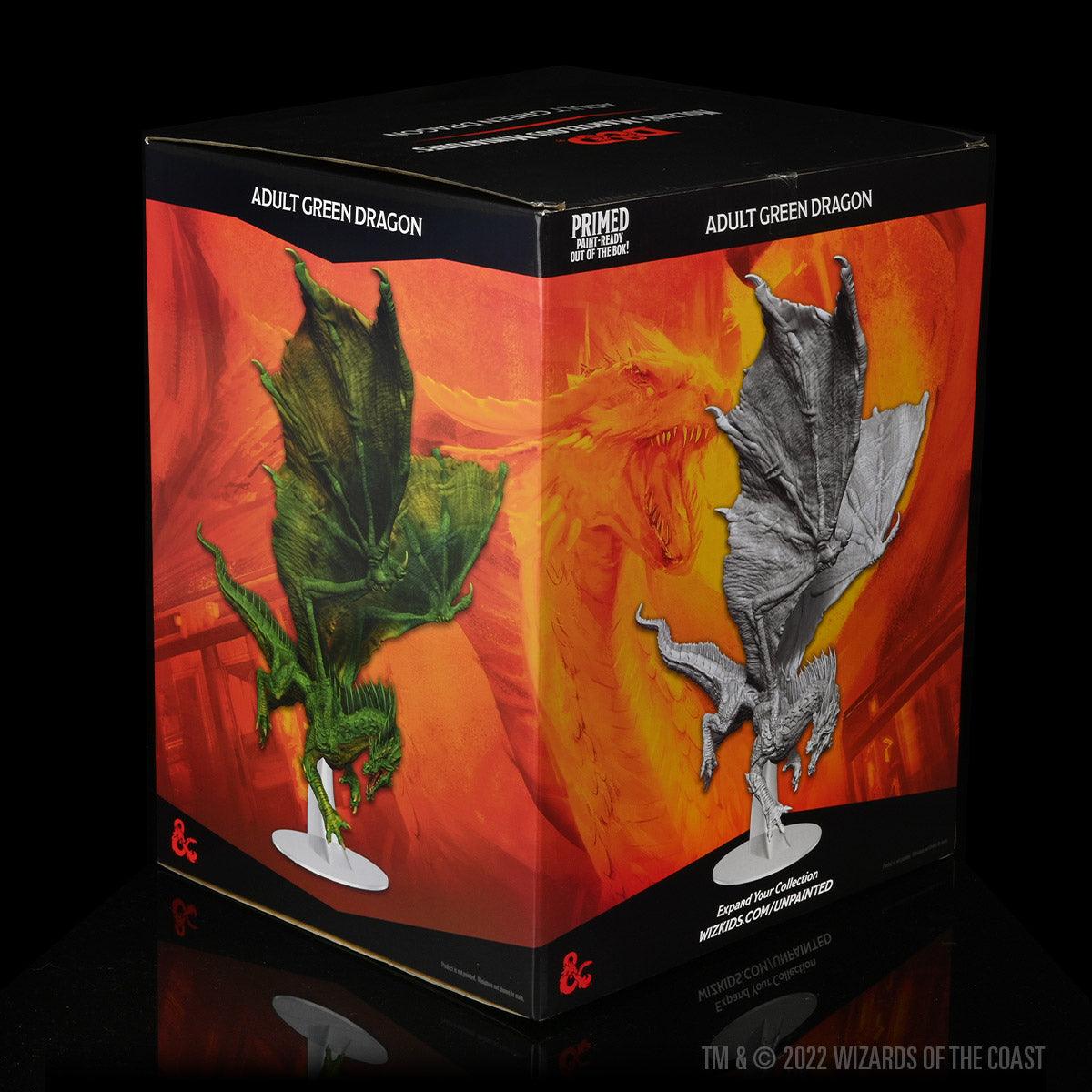 Nolzur's Marvelous Miniatures: Adult Green Dragon Miniature - Mini Megastore