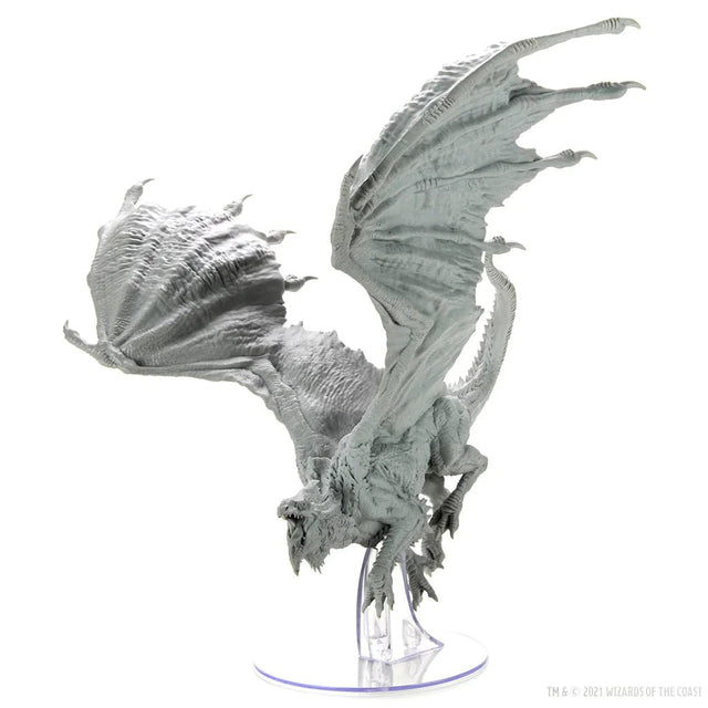 Nolzur's Marvelous Miniatures: Adult White Dragon Miniature - Mini Megastore