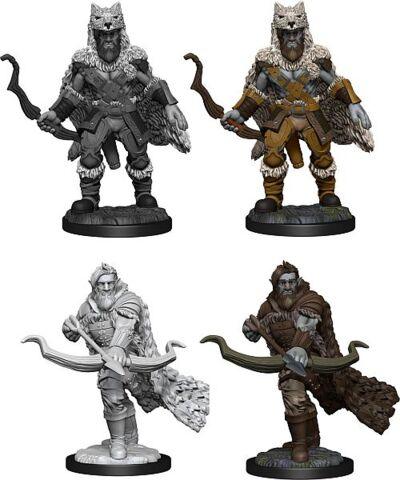 Nolzur's Marvelous Miniatures: Firbolg Ranger Male Miniatures Pack of 2 - Mini Megastore