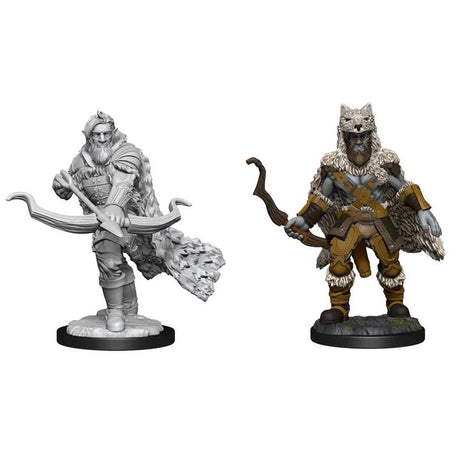 Nolzur's Marvelous Miniatures: Firbolg Ranger Male Miniatures Pack of 2 - Mini Megastore