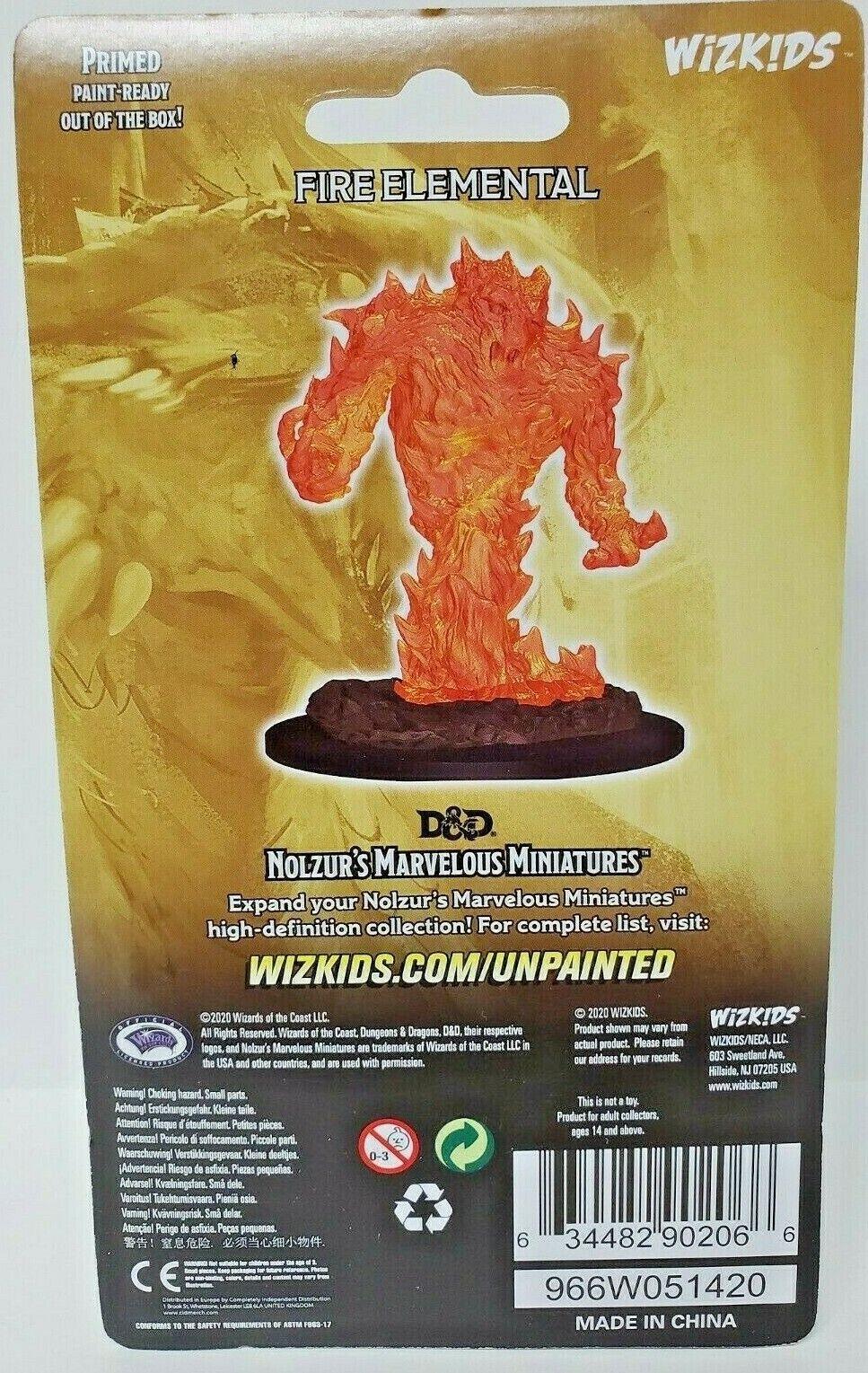 Nolzur's Marvelous Miniatures: Fire Elemental Miniature - Mini Megastore