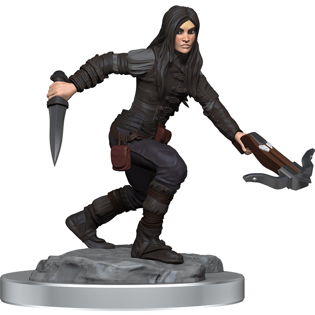 Nolzur's Marvelous Miniatures: Half-Elf Rogue Female - Mini Megastore