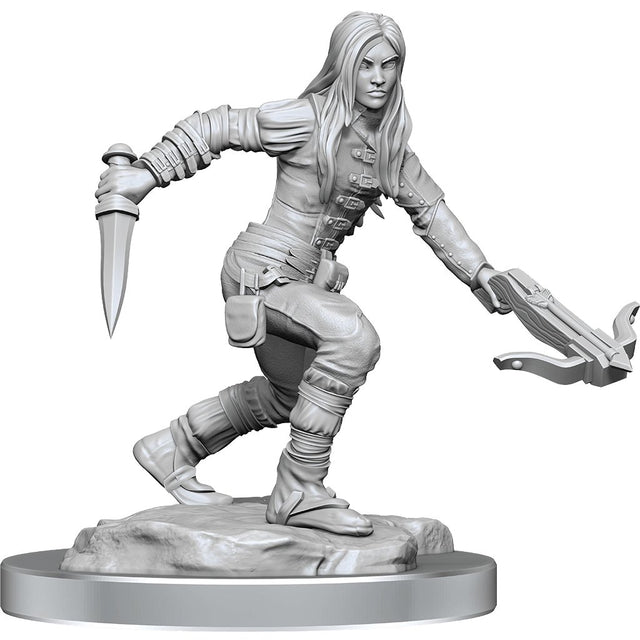 Nolzur's Marvelous Miniatures: Half-Elf Rogue Female - Mini Megastore