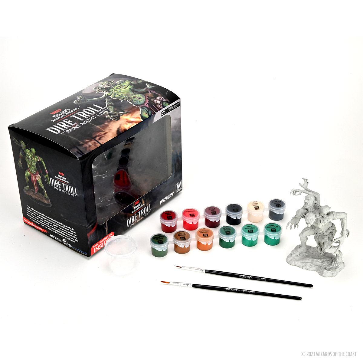 Nolzur's Marvelous Miniatures: Paint Night Kit #4 - Dire Troll - Mini Megastore