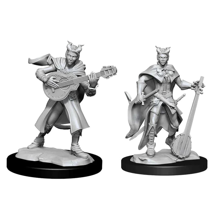 Nolzur's Marvelous Miniatures: Tiefling Bard Female Miniatures Pack of 2 - Mini Megastore