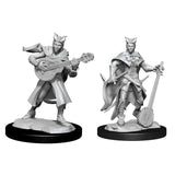 Nolzur's Marvelous Miniatures: Tiefling Bard Female Miniatures Pack of 2 - Mini Megastore