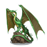 Nolzur's Marvelous Miniatures: Young Emerald Dragon Miniature - Mini Megastore