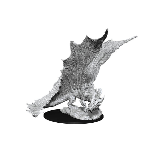 Nolzur's Marvelous Miniatures: Young Gold Dragon Miniature - Mini Megastore