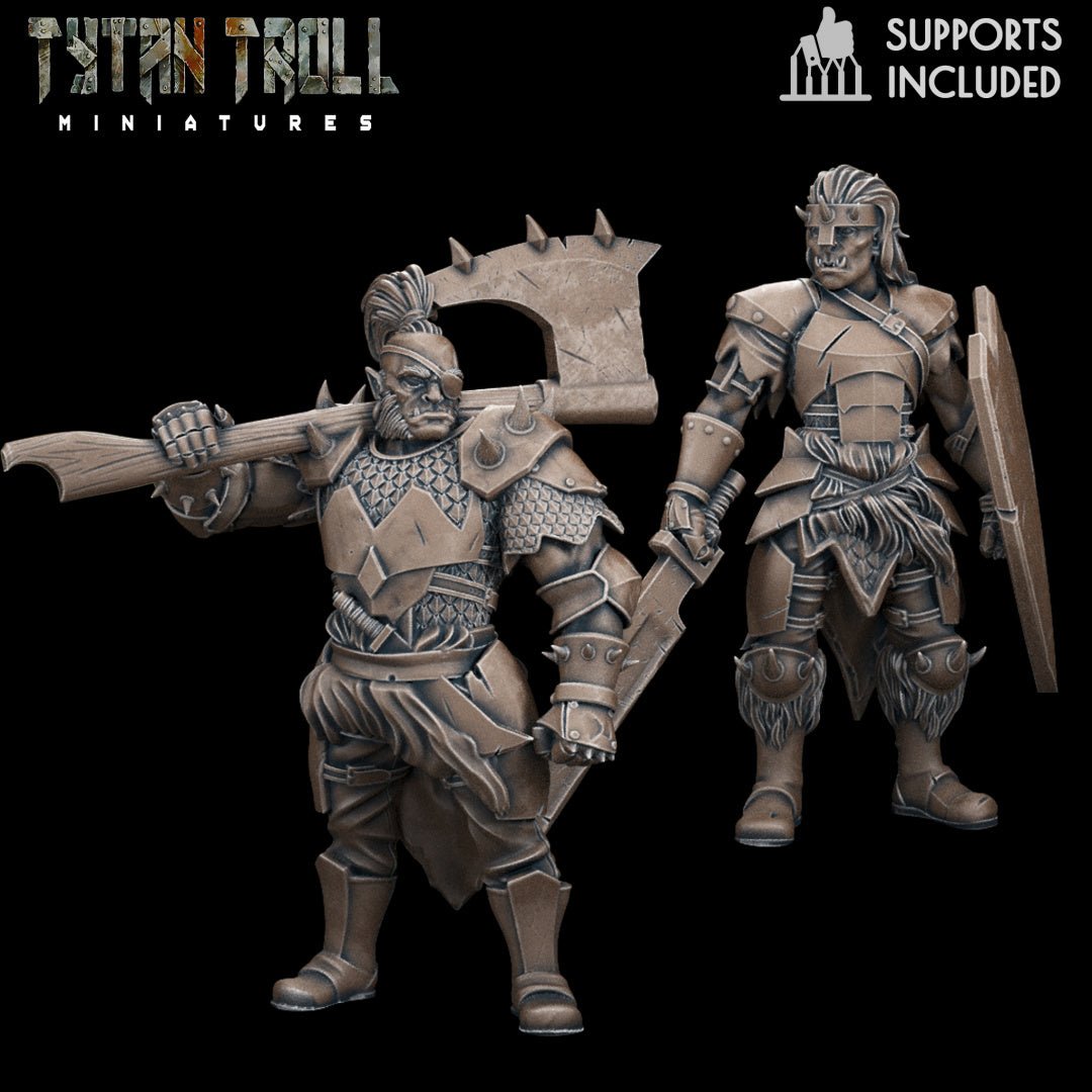 Orc Fighter Miniatures - Mini Megastore