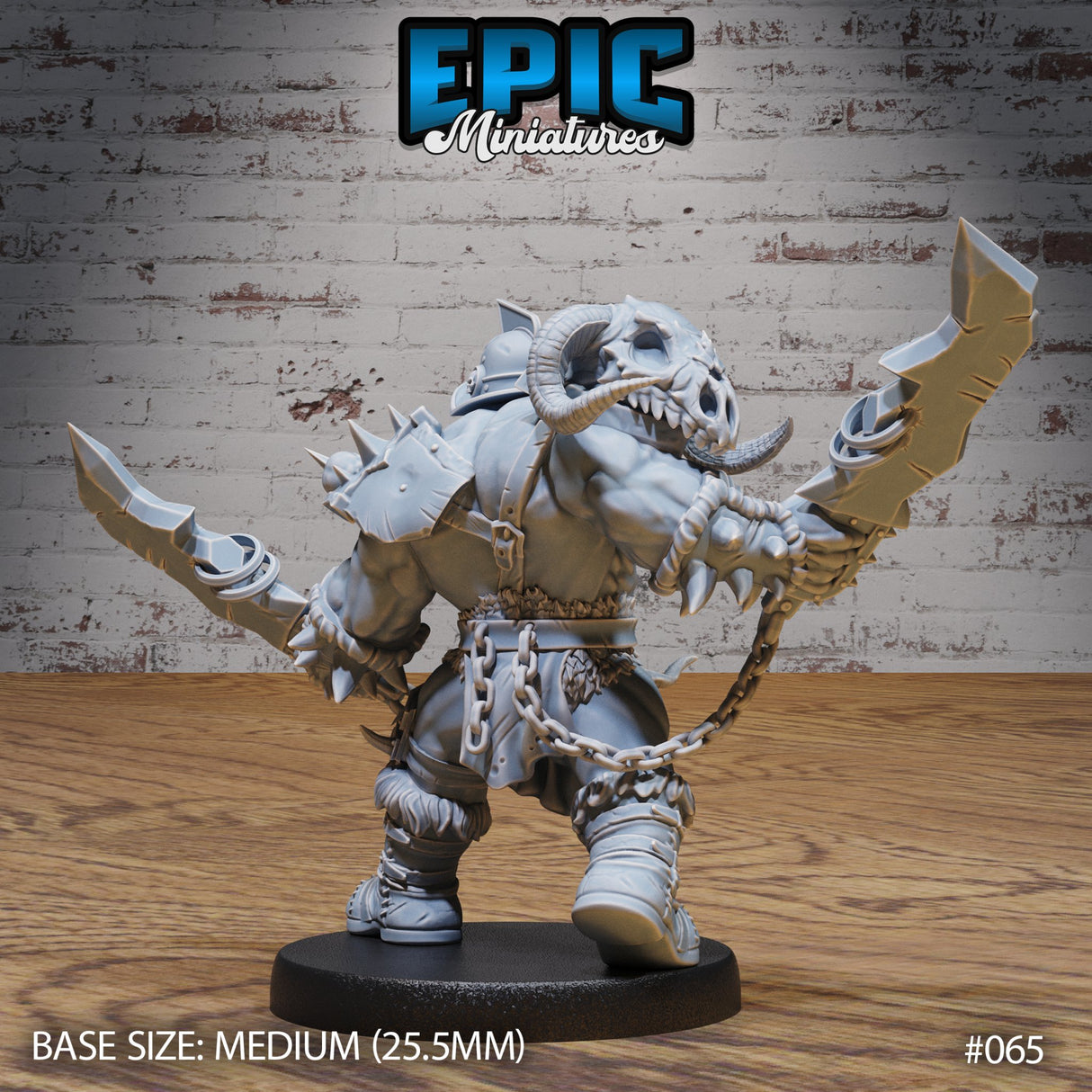 Orc Gladiator Champion Miniature - Mini Megastore