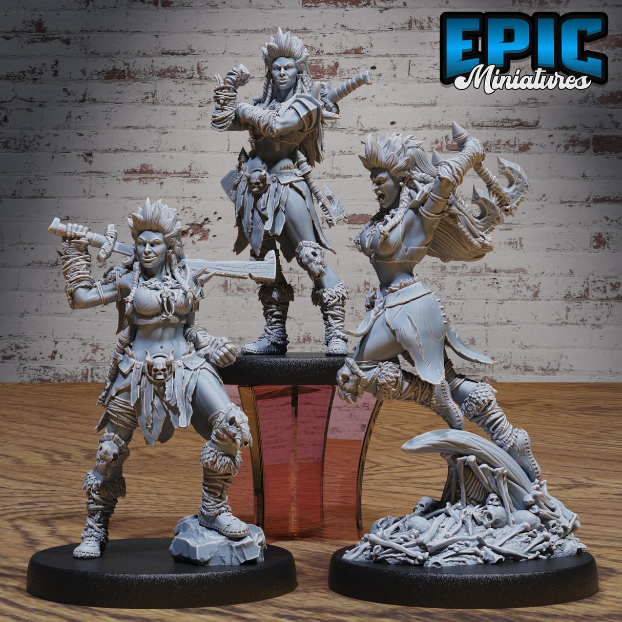 Orc Lady Adventurer Miniatures - Mini Megastore