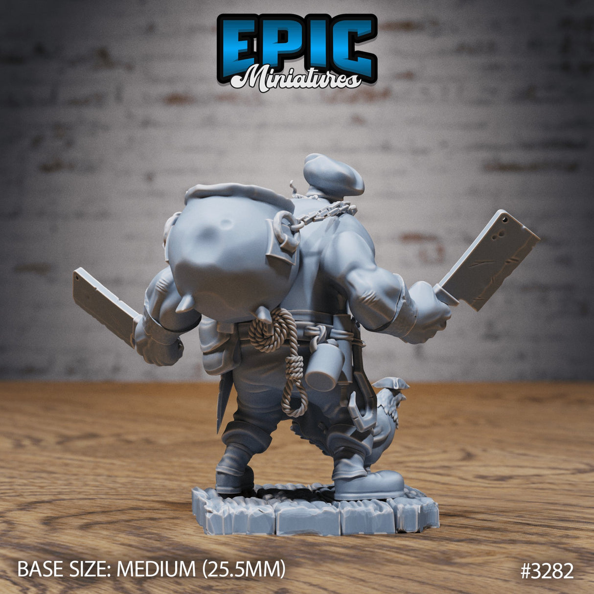 Orc Pirate Cook Miniature - Mini Megastore