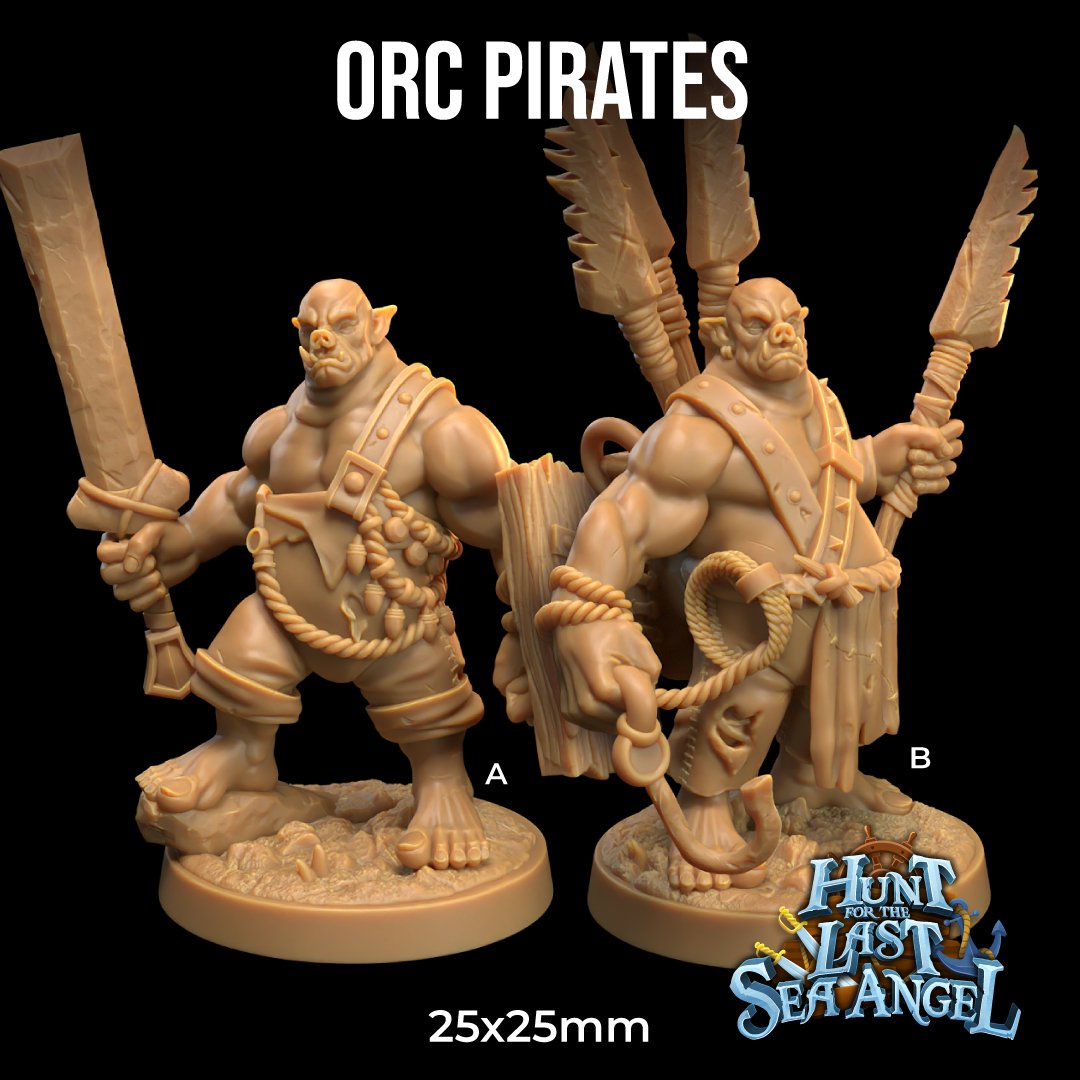 Orc Pirate Miniatures - Mini Megastore