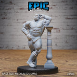 Orc Strongman / Weightlifter Miniature - Mini Megastore