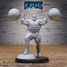 Orc Strongman / Weightlifter Miniature - Mini Megastore