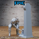 Orc Strongman / Weightlifter Miniature - Mini Megastore