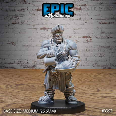 Orc Villager Cook Miniature - Mini Megastore