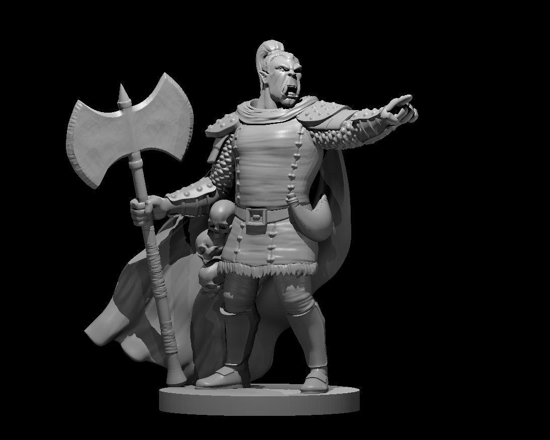 Orc War Chief Miniature - Mini Megastore