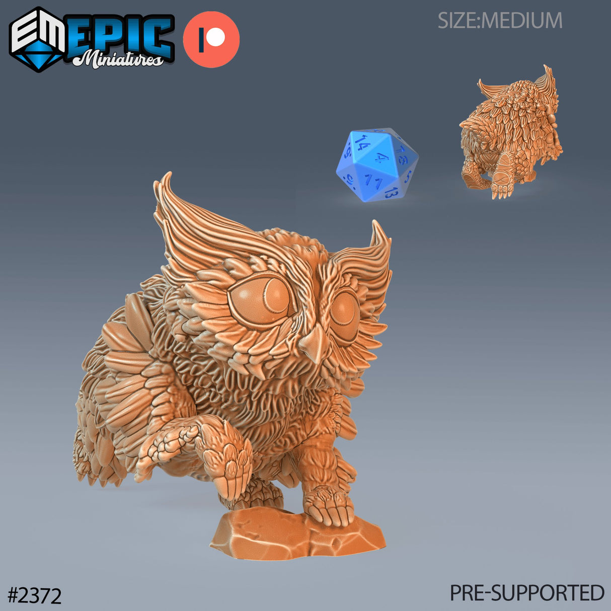 Owlbear Baby Miniature - Mini Megastore