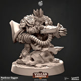 Pankron Oggon - Dwarf Gunner Miniature - Mini Megastore