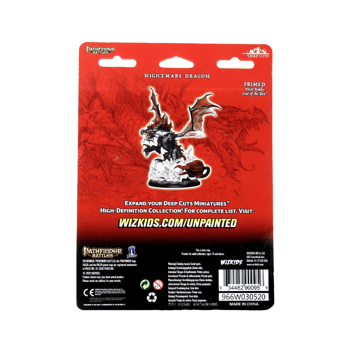 Pathfinder Deepcuts - Nightmare Dragon - Mini Megastore